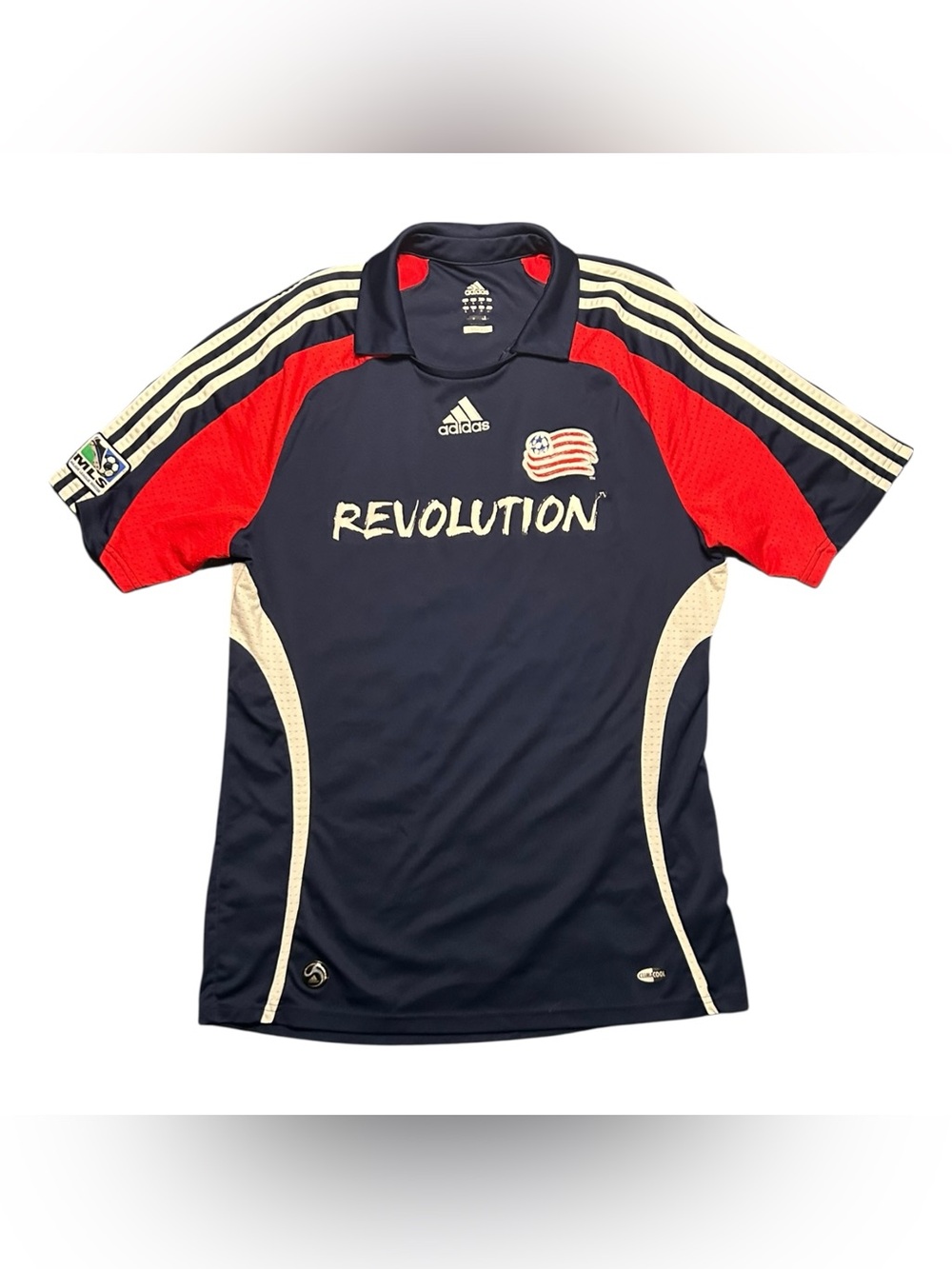 Vintage 2006 Adidas New England Revolution Home Jersey MLS Mens L Large